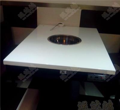 人造石火鍋桌 圓形設計與廠價直銷的完美結合